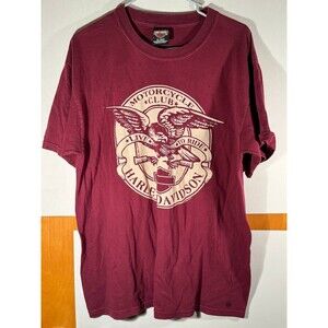 Harley Davidson Motorcycle‎ Club Shirt Large L Bud’s Evansville Indiana